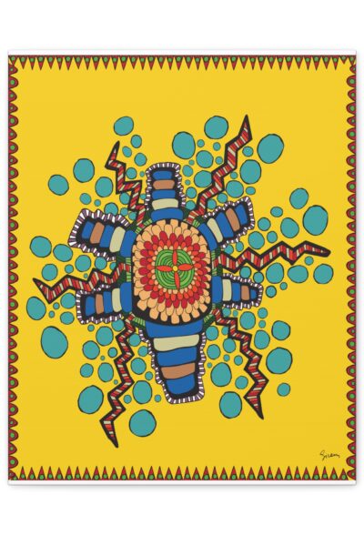 Surreal Vehicle Illustration by Gizem Bayramoglu | Matte Canvas