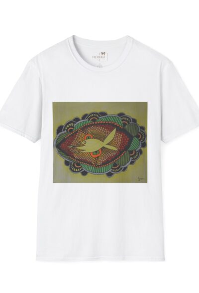 Surreal Fish Illustration T-Shirt | Abstract Portrait