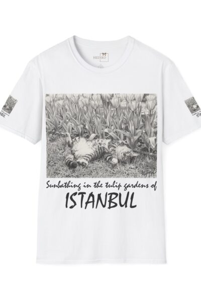 Sunbathing in Istanbul T-Shirt | Time of pleasure, Charcoal drawing