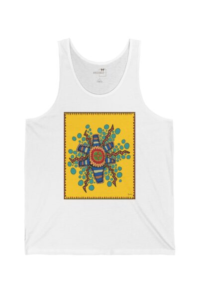 Unisex Tank Top with Surreal Vehicle Illustration By Gizem Bayramoglu | Summer Comfort | Art Lover's Choice
