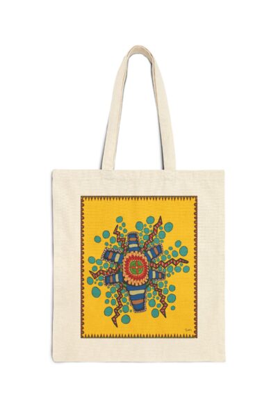 Surreal Vehicle Tote Bag | Abstract Portrait Art on Canvas