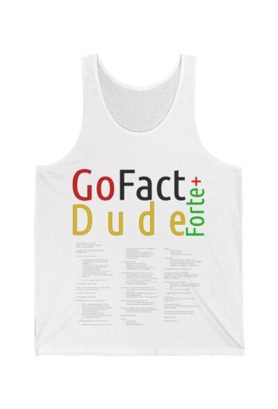 Go Fact Dude Forte+ | Sahte Dostluklar için ilaç baskılı Askılı T-Shirt