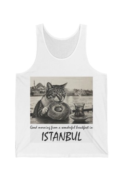 Breakfast in Istanbul Tank Top | lyric text design, colorful type