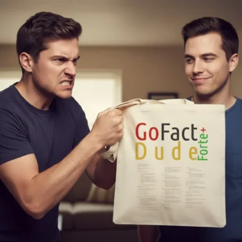 Go Fact İlaç Baskılı Bez Çanta | Özgün Tasarım