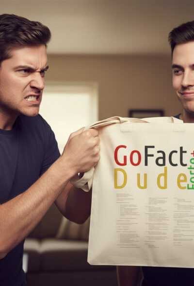 Go Fact İlaç Baskılı Bez Çanta | Özgün Tasarım