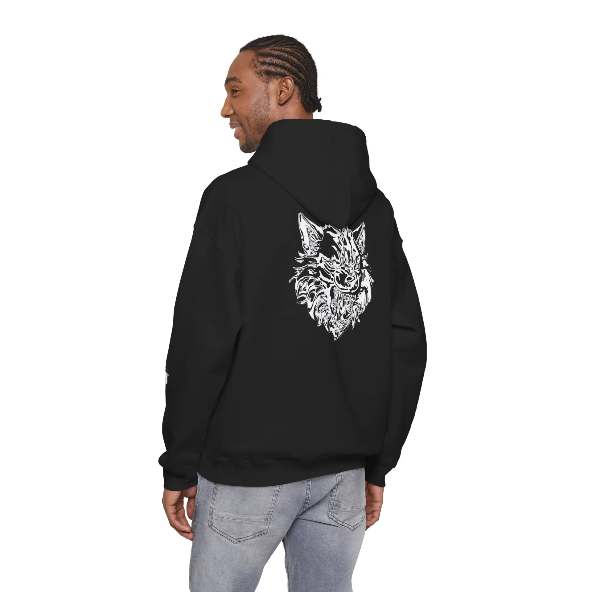 Kurt Kafası Tasarımlı Hoodie - Invert tasarım - Görsel 30