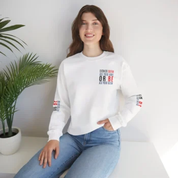 Either Seem As You Are Or Be As You Seem | Sweatshirt | Mevlana'dan özlü sözler