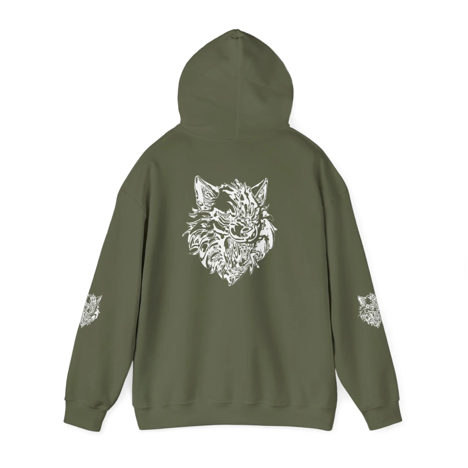 Kurt Kafası Tasarımlı Hoodie - Invert tasarım - Görsel 35