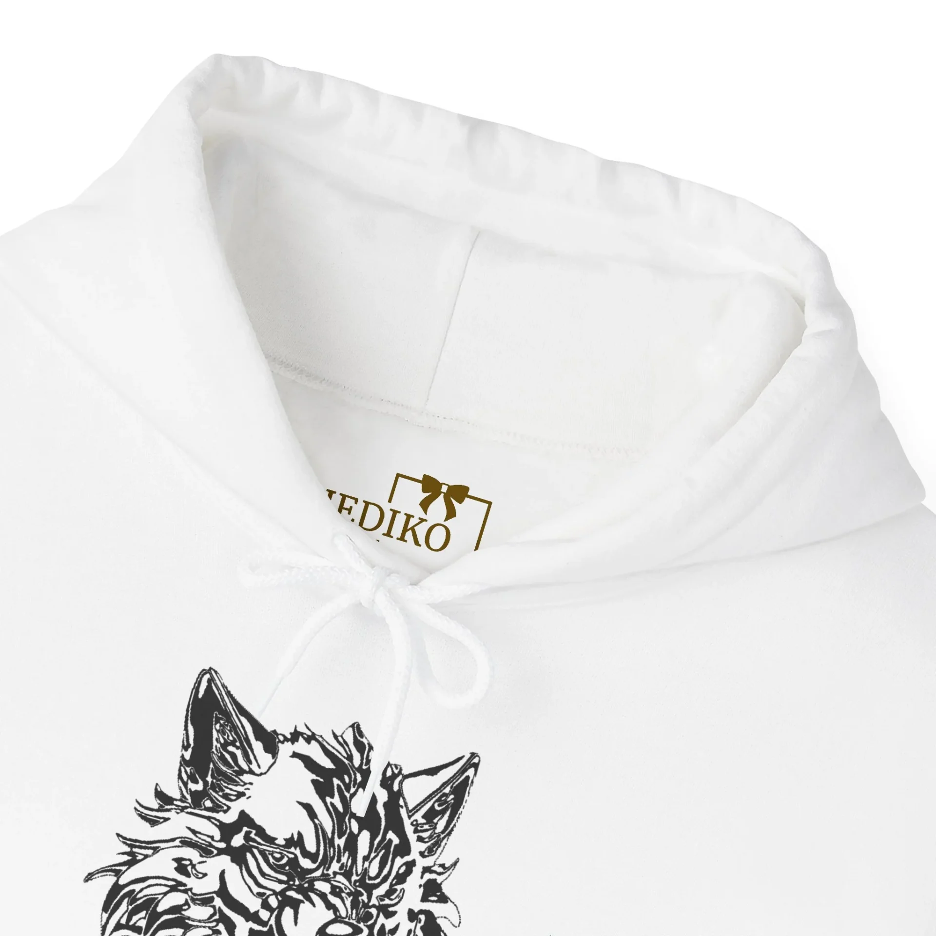 Kurt Kafası Tasarımlı Hoodie - Invert tasarım - Görsel 6