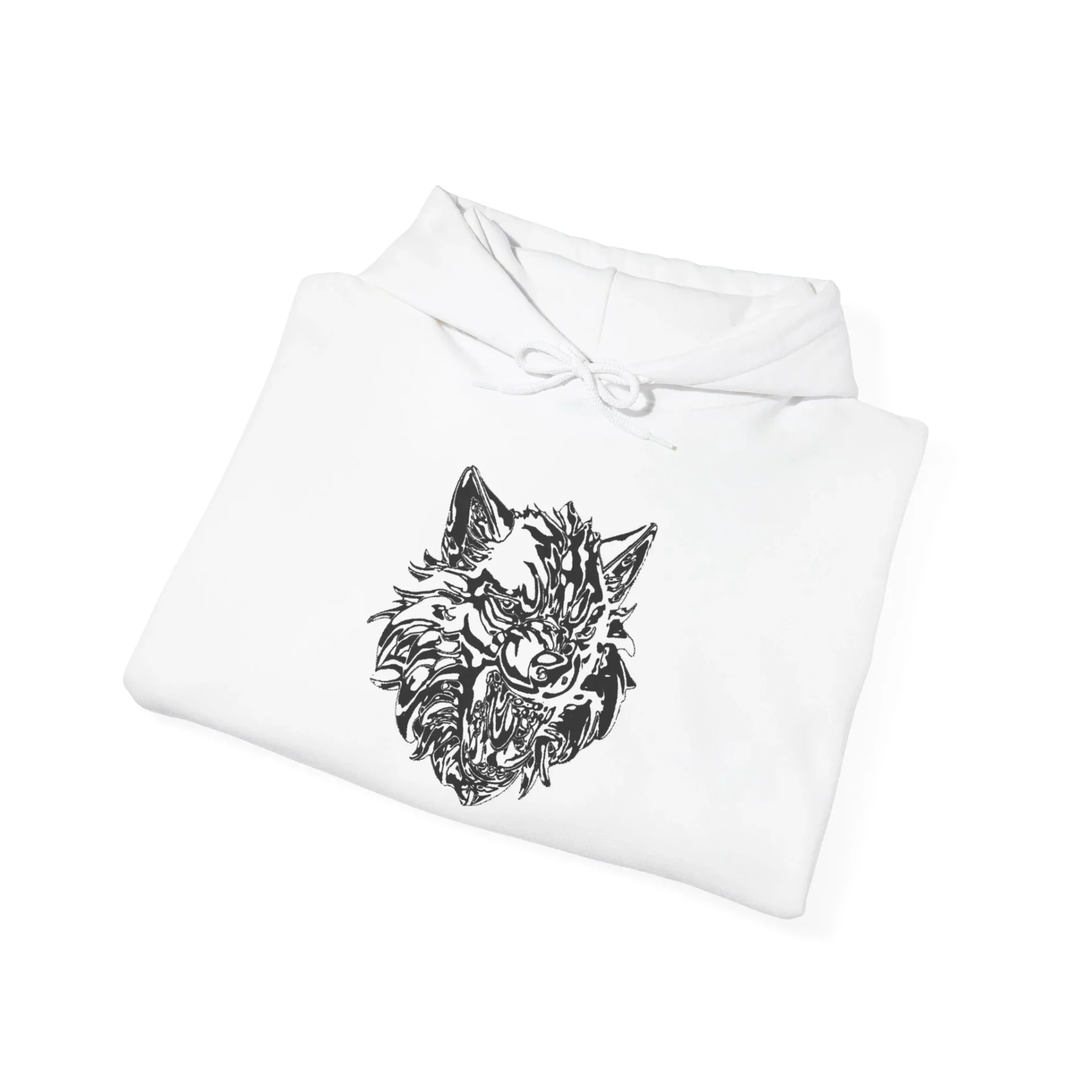 Kurt Kafası Tasarımlı Hoodie - Invert tasarım - Görsel 5