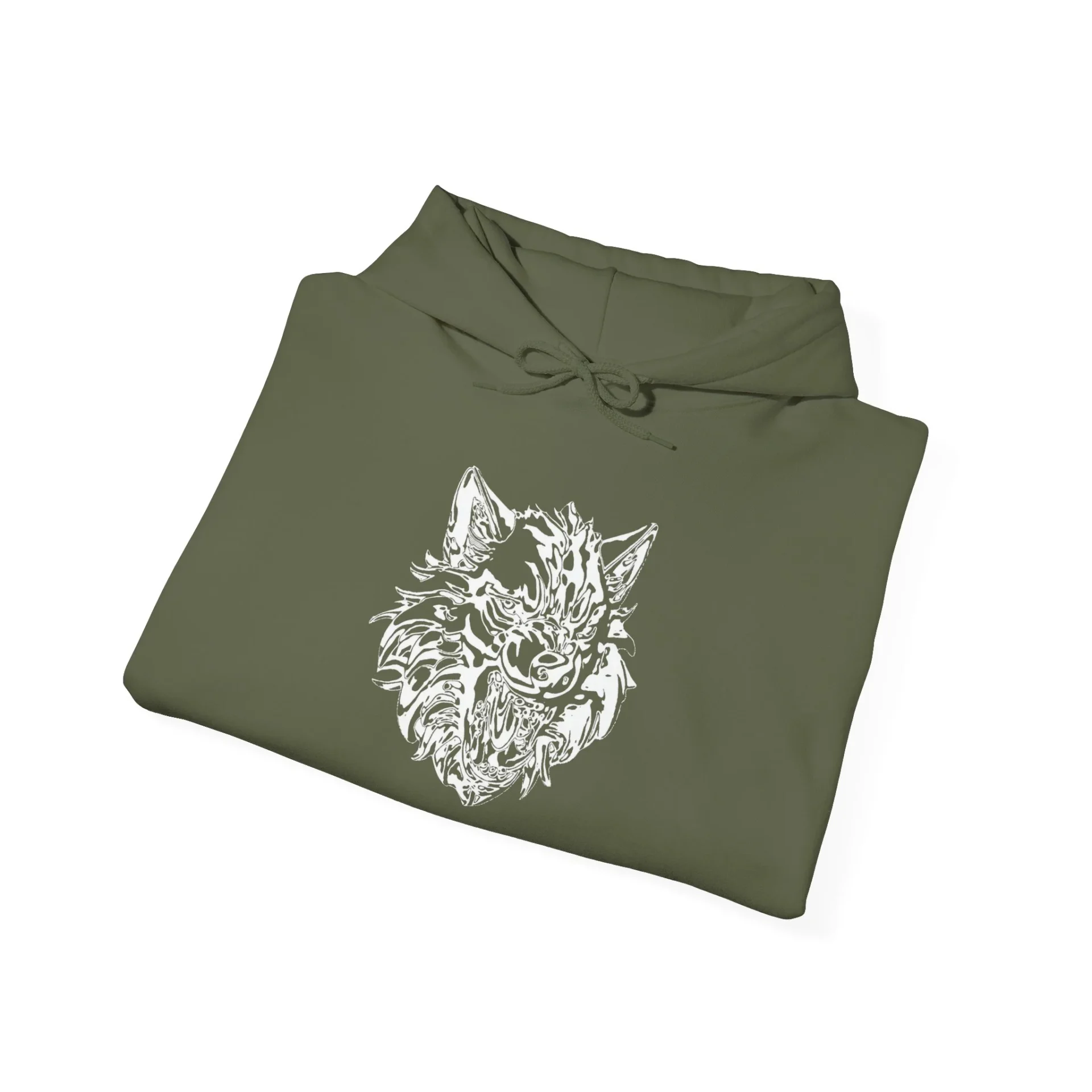 Kurt Kafası Tasarımlı Hoodie - Invert tasarım - Görsel 36