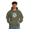 Kurt Kafası Tasarımlı Hoodie - Invert tasarım - Thumbnail Image 39