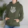 Kurt Kafası Tasarımlı Hoodie - Invert tasarım - Thumbnail Image 47
