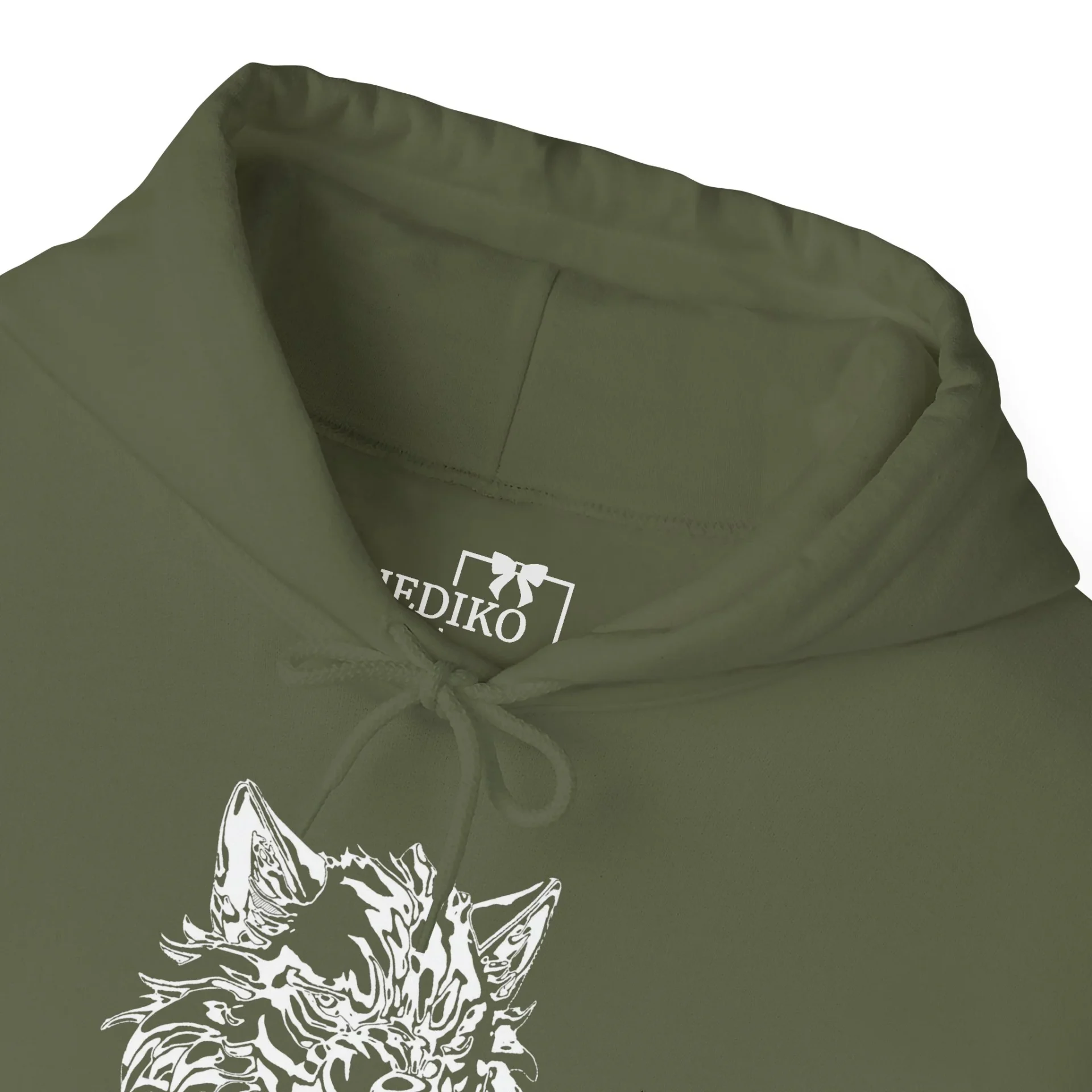 Kurt Kafası Tasarımlı Hoodie - Invert tasarım - Görsel 37