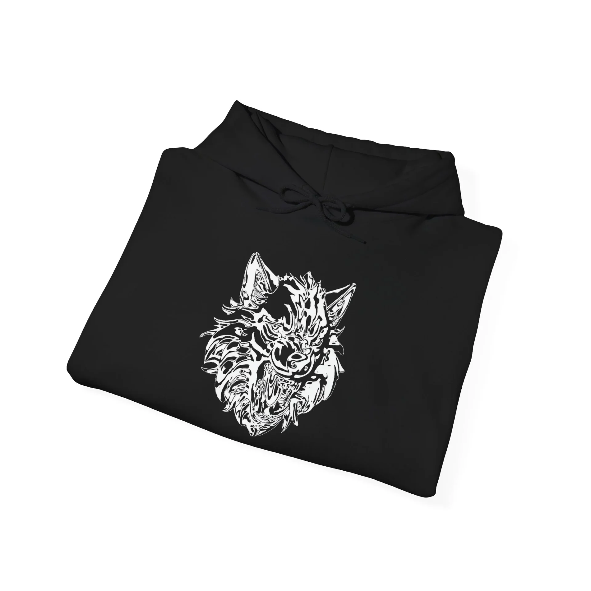 Kurt Kafası Tasarımlı Hoodie - Invert tasarım - Görsel 20