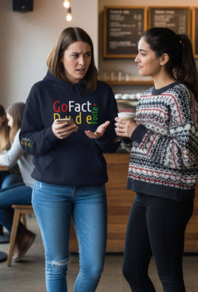 Go Fact Dude Hoodie — Sahte Dostlara İlaç