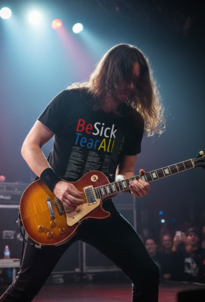 BeSick TearAll Forte+ V Yaka T-Shirt — Sahte arkadaşların bir numaralı ilacı