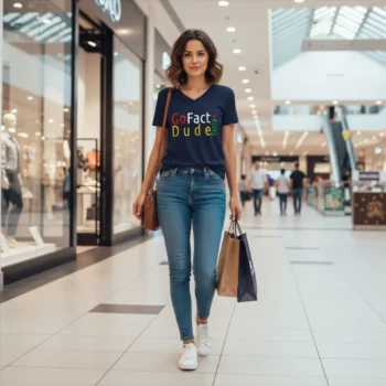 Go Fact Dude Forte+ V Yaka T-Shirt — Sahte dostların bir numaralı ilacı