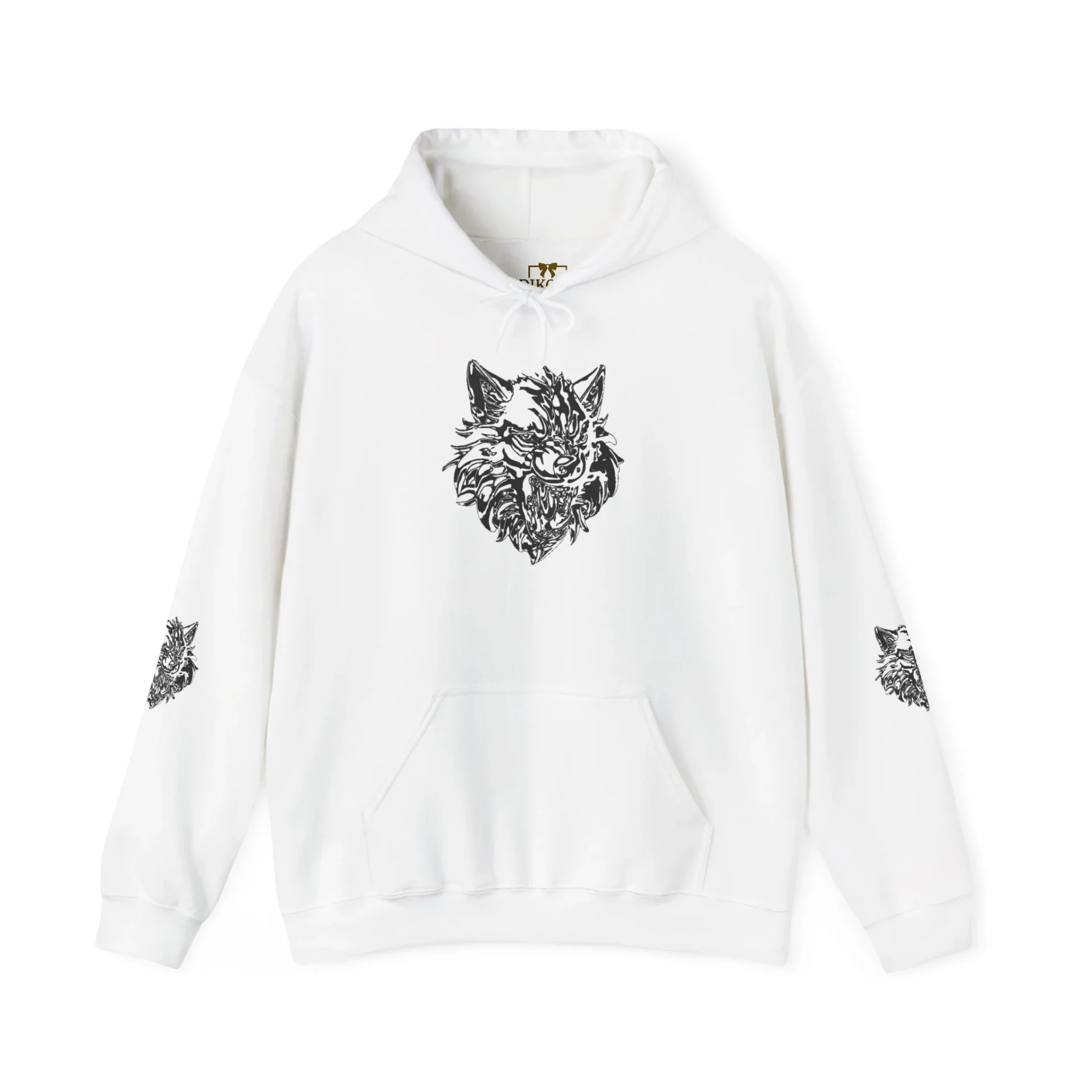 Kurt Kafası Tasarımlı Hoodie - Invert tasarım - Görsel 2