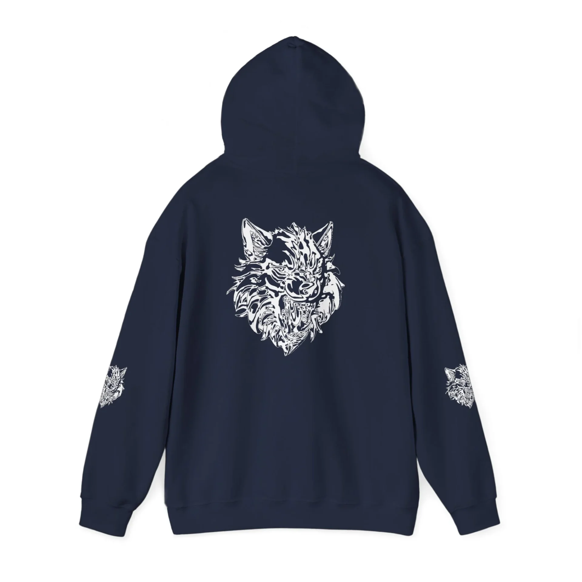 Kurt Kafası Tasarımlı Hoodie - Invert tasarım - Görsel 51