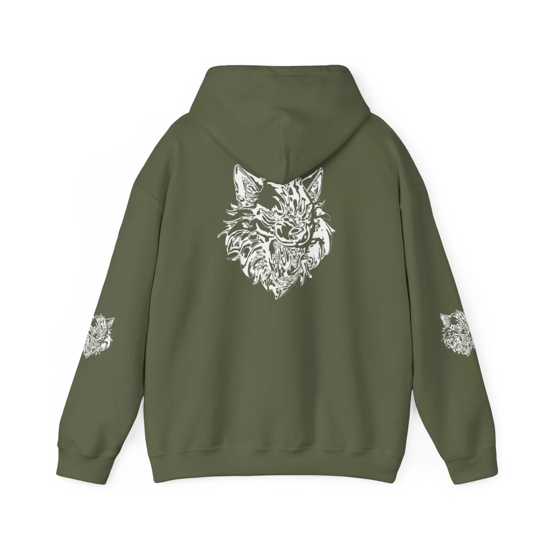 Kurt Kafası Tasarımlı Hoodie - Invert tasarım - Görsel 34