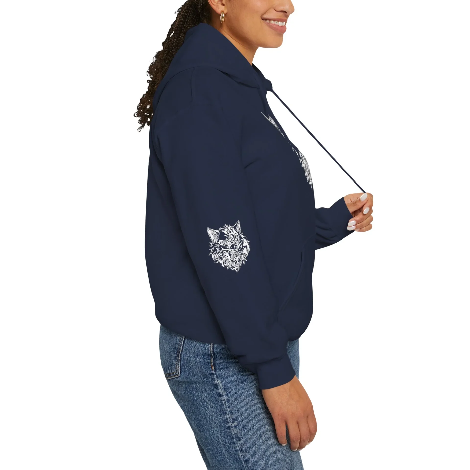 Kurt Kafası Tasarımlı Hoodie - Invert tasarım - Görsel 59
