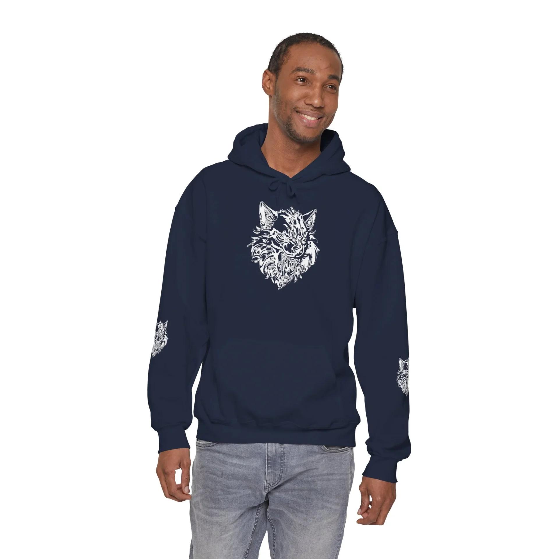 Kurt Kafası Tasarımlı Hoodie - Invert tasarım - Görsel 61