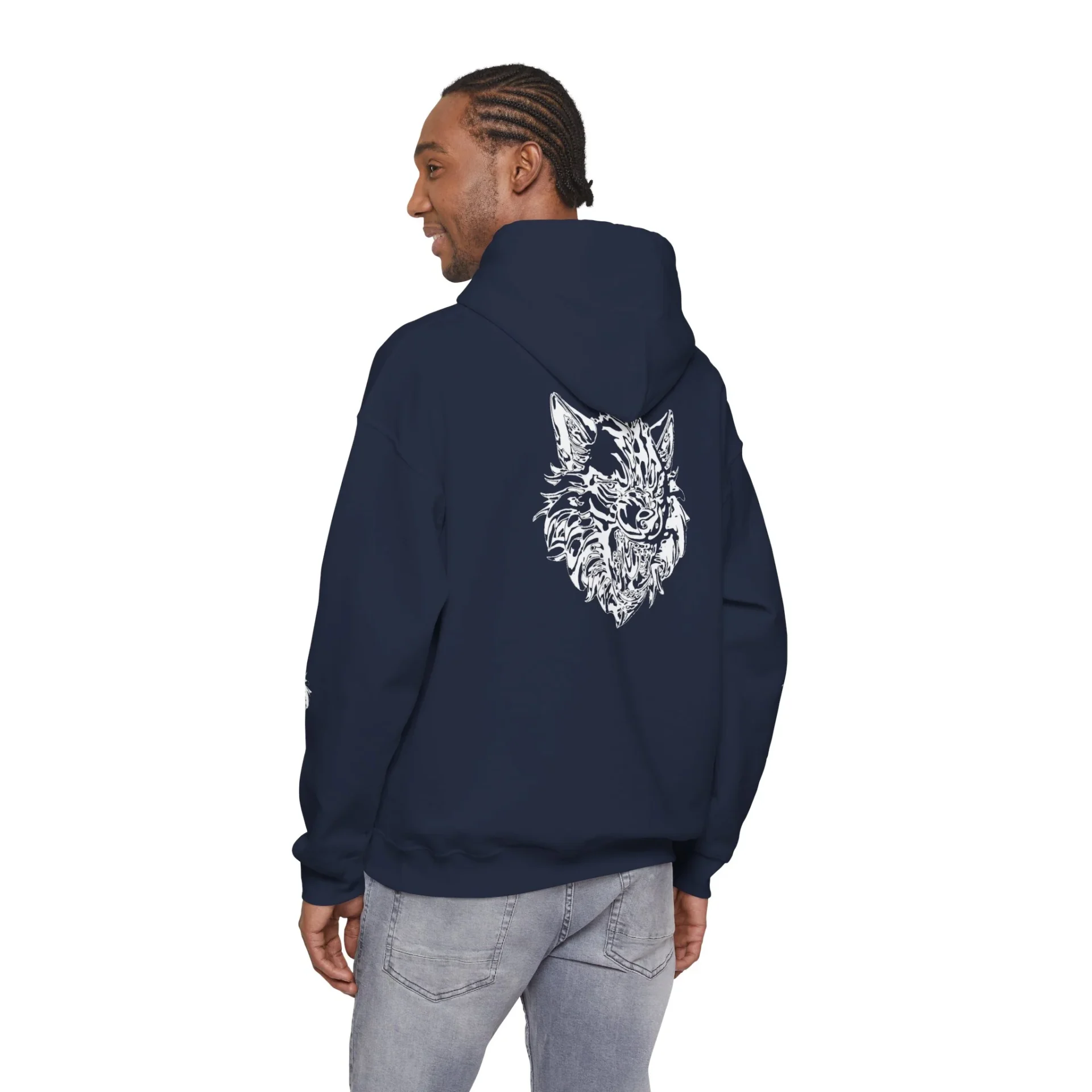Kurt Kafası Tasarımlı Hoodie - Invert tasarım - Görsel 62