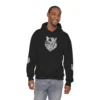 Kurt Kafası Tasarımlı Hoodie - Invert tasarım - Thumbnail Image 29