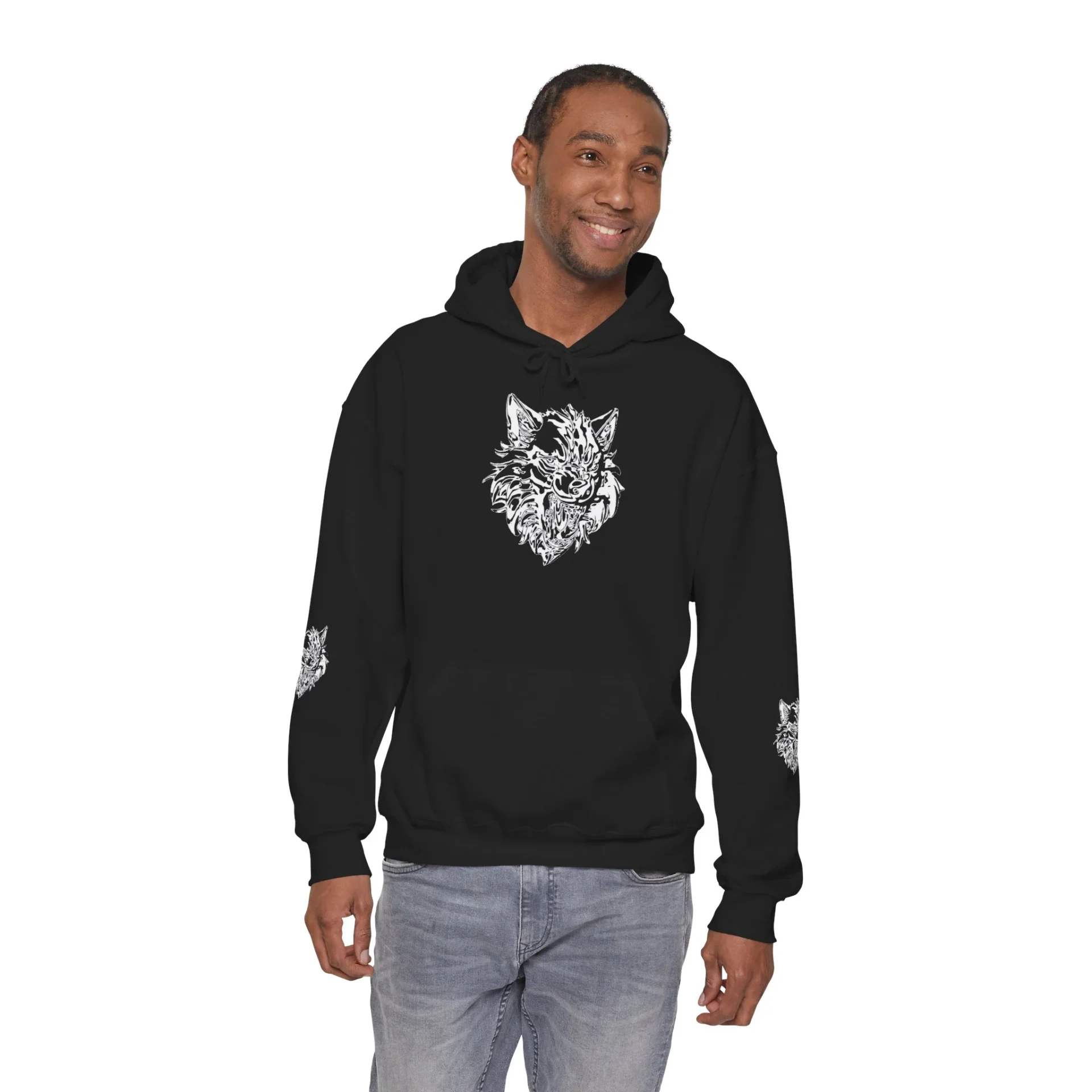 Kurt Kafası Tasarımlı Hoodie - Invert tasarım - Görsel 29