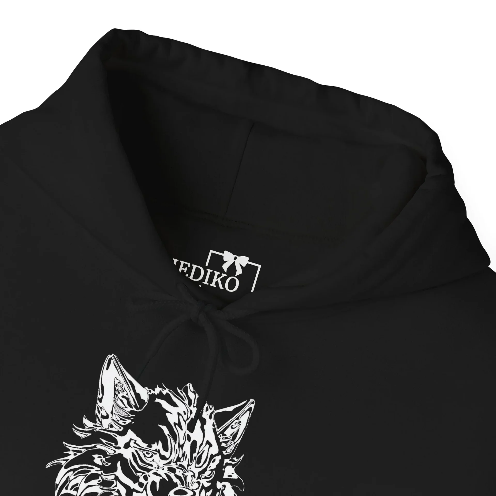 Kurt Kafası Tasarımlı Hoodie - Invert tasarım - Görsel 21