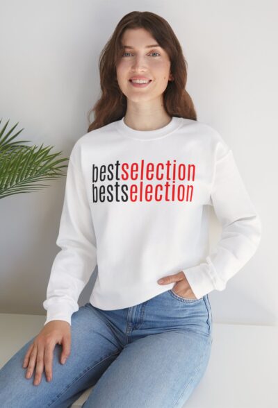 Bestselection Sweatshirt | Minimalist Tipografik Tasarım