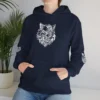 Kurt Kafası Tasarımlı Hoodie - Invert tasarım - Thumbnail Image 63