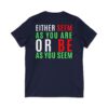 Mevlana sözü baskılı V Yaka kısa kollu t-shirt - Thumbnail Image 10