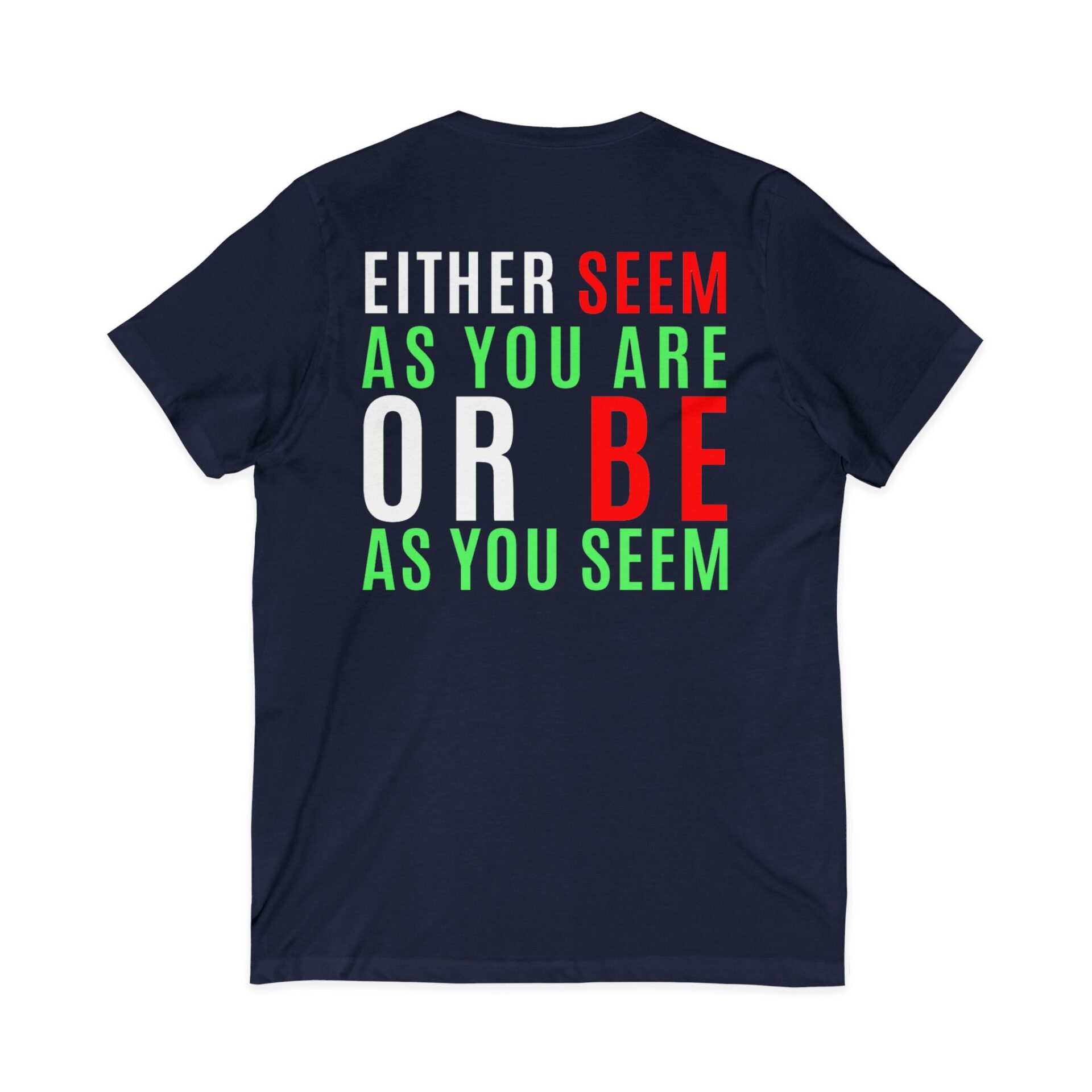 Mevlana sözü baskılı V Yaka kısa kollu t-shirt - Görsel 10