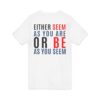 Mevlana sözü baskılı V Yaka kısa kollu t-shirt - Thumbnail Image 4